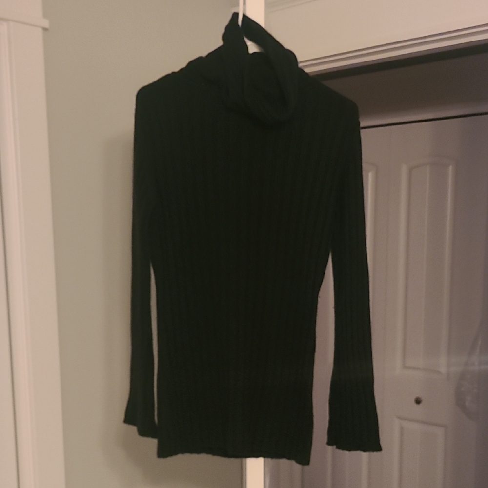 Autumn Cashmere Black Cowl Neck Sweater